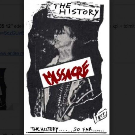 Massacre: The history... so far! (MC)